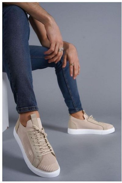 Preux Πλεκτά Lace-Up Ανδρικά Sneaker Ορθοπεδική Σόλα Casual Παπούτσια