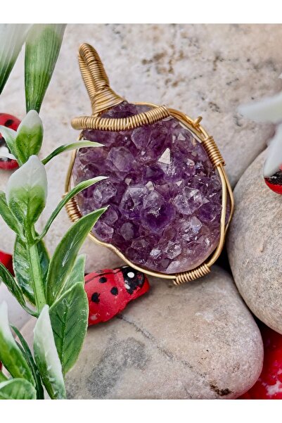 Doğaltaş AMETİS HAM KOLYE