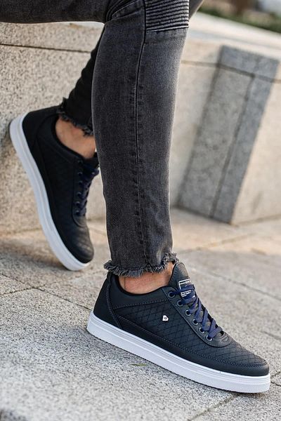 Preux Leather Kapitpreux Daily Orthopedic Comfortable Quality Lace-Up Casual Men's Sneaker Sports Shoes