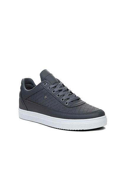 brosco Piele matlasată zilnic ortopedic confortabil calitate cu șireturi casual pantofi sport pentru bărbați