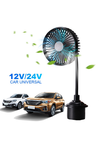 Choice USB 3 Speed Auto Cooler Fan Powerful Quiet Portable Car Cup Holder Fan for Car Van Truck SUV RV