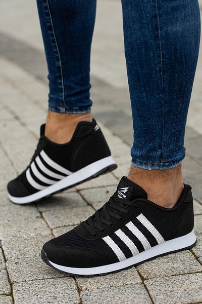 Preux Men's Daily Comfortable Sole Comfort Lace-Up Light Flexible Walking Mesh Sneaker Sports Shoes