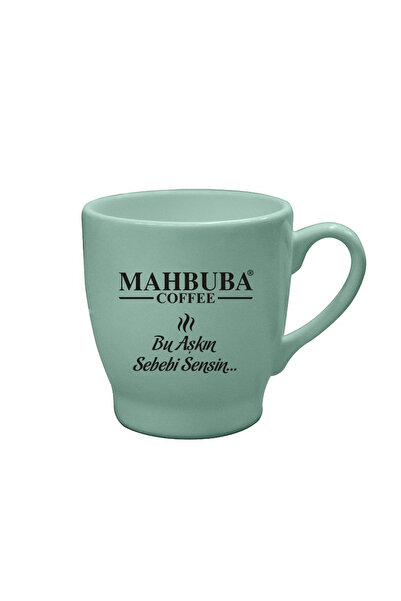 Mahbuba Ceramic Water Green Stylish Coffee and Tea Cup Cup 200 ml