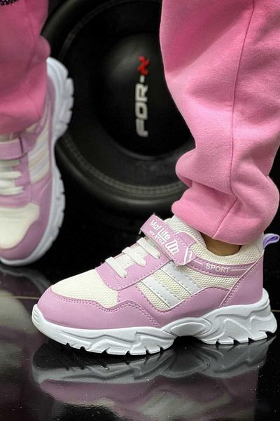 Preux Elastic Velcro Soft Flexible Light Breathable Unisex Mesh Παιδικά αθλητικά παπούτσια