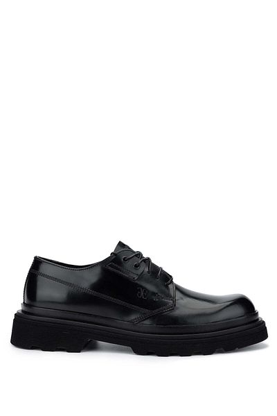 Tamer Tanca Fabi Men's Genuine Leather Black Classic Shoes