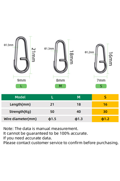 Choice ٢٠ قطعة مقاس صغير من حلقات DNDYUJU البيضاوية المنحنية المصنوعة من الفو...