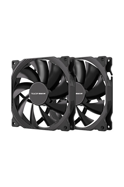 Choice1 لا يوجد RGB كما هو موضح في قطعتين AF14025 BK TEUCER مروحة هيكل عالية الأداء 140 مم 600-1500 دورة في الدقيقة 4 دبابيس PWM Intellige