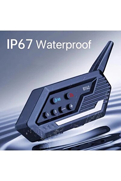 Vothoon Bt62 Motosiklet Kask Kulaklığı Bluetooth Intercom 2 Intercom Bağlantılı