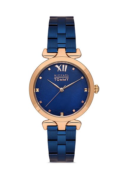 MICHAEL TOMMY Steel Women's Watch Mt-22109L-Lrl82