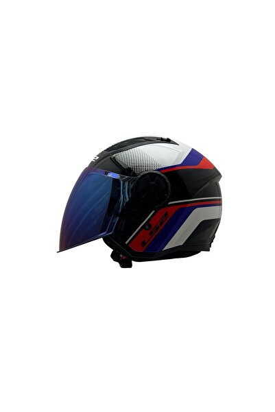 LS2 AIRFLOW 2 RUSH BEYAZ-MAVİ-KIRMIZI KASK