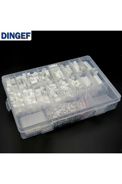 Choice 1330PCS xh2.54 2.5mm 2/3/4/5/6/7/8/10 Pin Housing Male Female Pin Head Connector Adapter Plug Set...