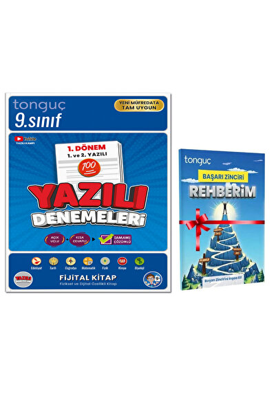 Tonguç Yayınları 9. Sınıf Yazılı Denemeleri 1. Dönem 1 ve 2. Yazılı Ve Başarı...