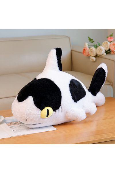 Choice 50cm Sharkitty Stuffed Animal Toys Shark & Cat Combine Plush Toys Cow Shark Sleeping Pillow Cushion
