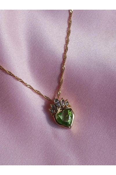 Reorah Collection Tiana Crown Heart Necklace