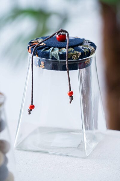 ACAR Decorative Glass Jar - 550 ml