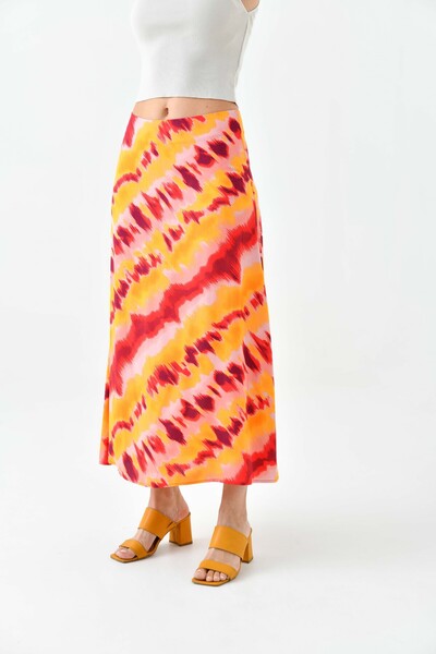 Saade Μίντι υφαντή φούστα με μοτίβο σε σκόνη