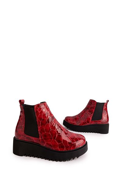 Gondol Genuine Leather Women's Boots - Wedge Heel, Lightweight Ast.3409