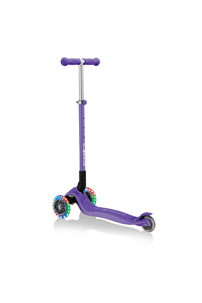 Globber Primo Plus Katlanabilir Işıklı Scooter - Mor