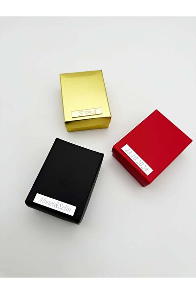 nw northwatch Gold, Kırmızı, Siyah Kişiselleştirilebilir Mini Takı Kutusu Kolye & Küpe & Bileklik&Yüzük Kutusu