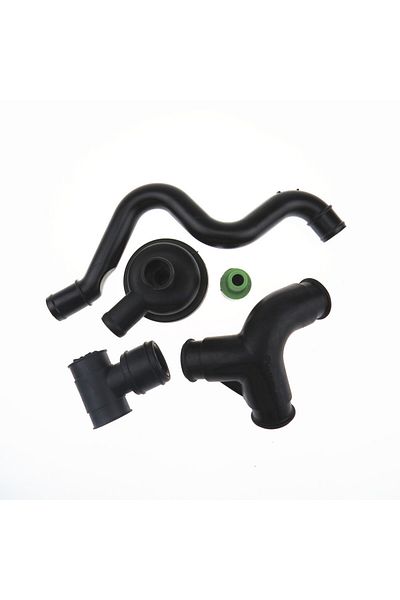 Choice 058133753D Qty10 Crankcase Breather Hose Valve Ventilation Exhaust Pipe Assembly For Audi A3 A4 A...