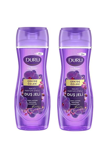 Duru Lux Perfumes - Orchid Extracts 650 ml Shower Gel, 2 Pieces