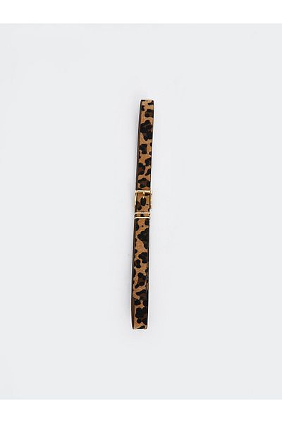 LC Waikiki LCW ACCESSORIES Γυναικεία ζώνη με στάμπα καφέ λεοπάρ