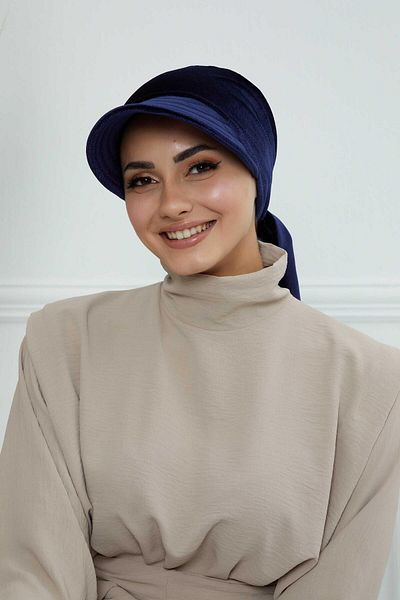 Aisha's Design باندانا قناع مخملي - بونيه، b-71k