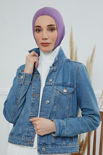 Aisha's Design Hijab Bonnet,Tb-1,Purple 2
