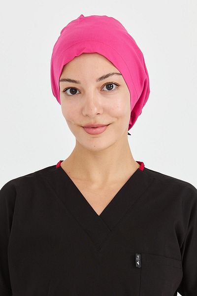 Çatı Medikal Fuchsia Lycra Doctor Asistentă Chirurgică Bandană de lucru pentru bucătar