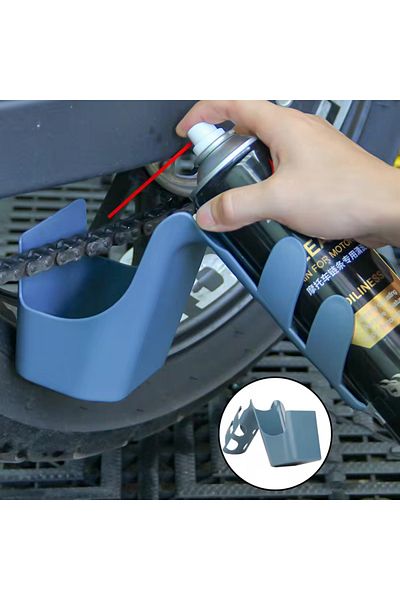 Choice Motorcycle Bike Chain Oil Storage Tool Box Chain Cleaning Oil Splash-Proof Tool Agent Widely Used...