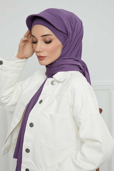 Aisha's Design شال قطني ممشط مع حاجب، SS-1