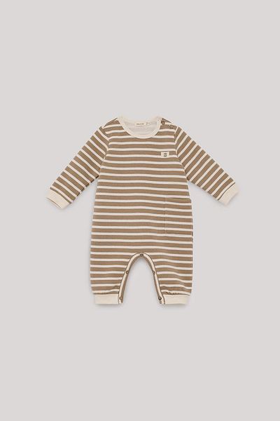 Nebbati Basic BG Store Baby Boy Beige Jumpsuit