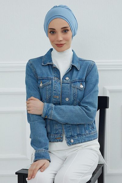 Aisha's Design موديل B-53 بونيه قطني ممشط