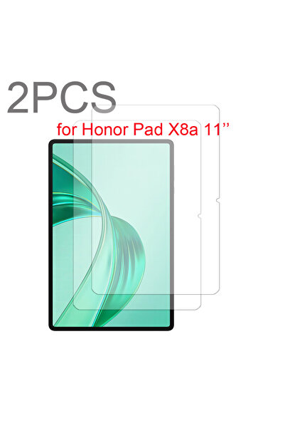 Ropada قطعتان من الزجاج لـ Honor pad X8a مقاس 11 بوصة وواقي شاشة زجاجي مقوى مقاوم للخدش مقاس 11 بوصة
