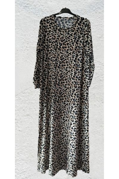 TCN Women's Large Size Suede Fabric Dress