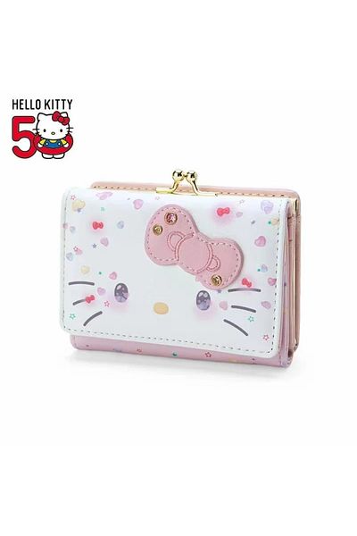 Choice Kt Sanrio Hello Kitty Wallet 50th Anniversary Celebration Series Bag Casual Fashion Pu Leather Walle