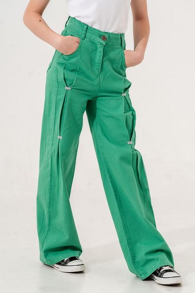 GİYİCEM PANTALONI DE IN FATA CU PONTEREZA