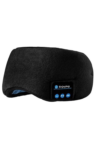 Choice Black Fone Sports Sleeping Headband Music Eye Mask Wireless Bluetooth Headset Headband