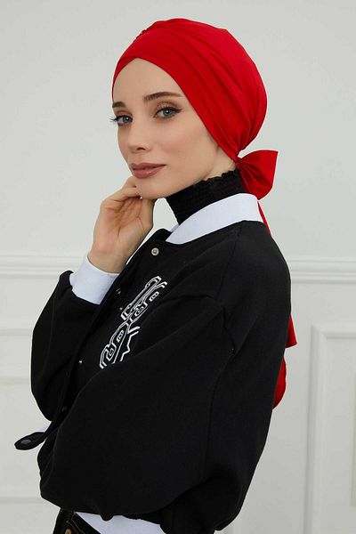 Aisha's Design Belted Combed Cotton Bonnet - B-31 Model