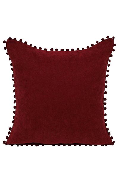 Aisha's Design Decorative Pompom Throw Pillow Cover - K-106