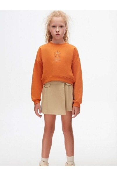 Zekids Κοριτσίστικο φούτερ από βαμβακερό δύο νήματα