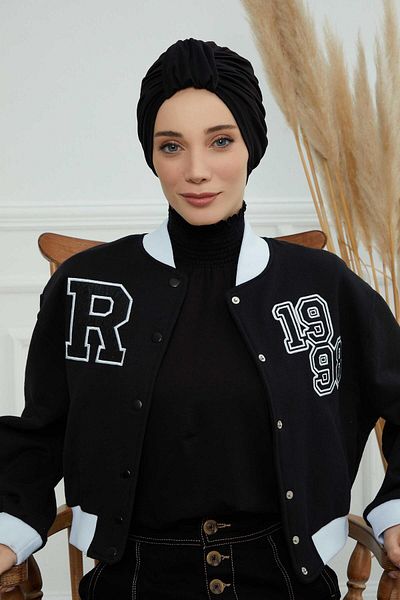 Aisha's Design موديل B-68 بونيه قطني ممشط