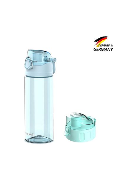 zweikell Rosso Jr Switch Turkis 500ml BPA-Free Tritan Water Bottle with Spare Lid