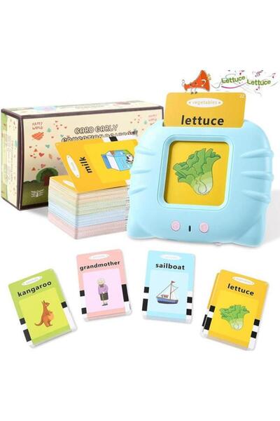 Choice A Blue set Educational Learning Talking Flash Cards Kindergarten Kids ...