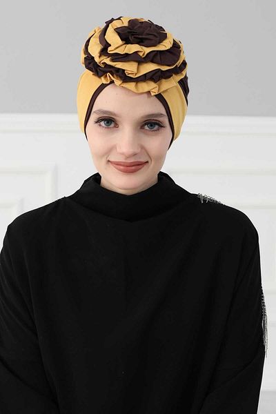 Aisha's Design Colorful Rose Bonnet - Double Design, b-28