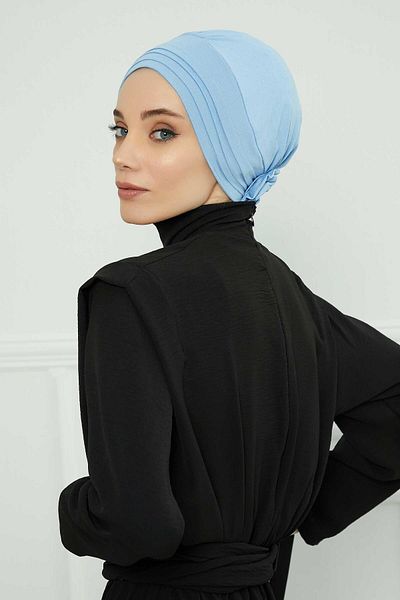 Aisha's Design موديل B-74 بونيه قطني ممشط