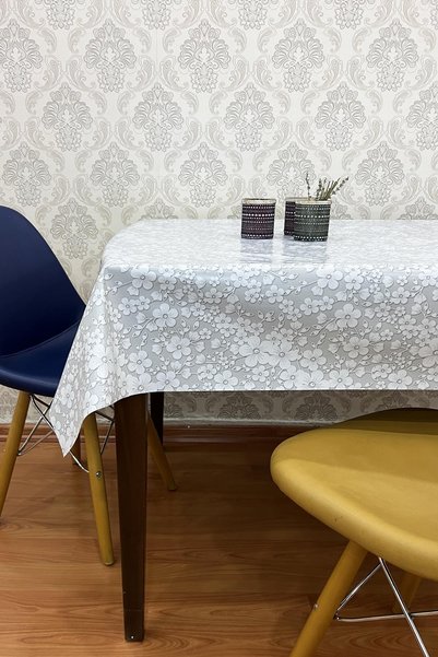 Pimula home Pvc Non-Slip Fiber-Based Erasable Oilcloth Tablecloth 158-B