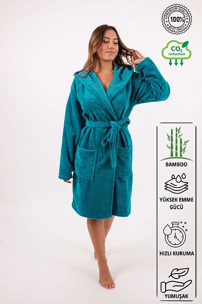 Dotamess Μπουρνούζι Lida Luxury Bamboo Μπουρνούζι