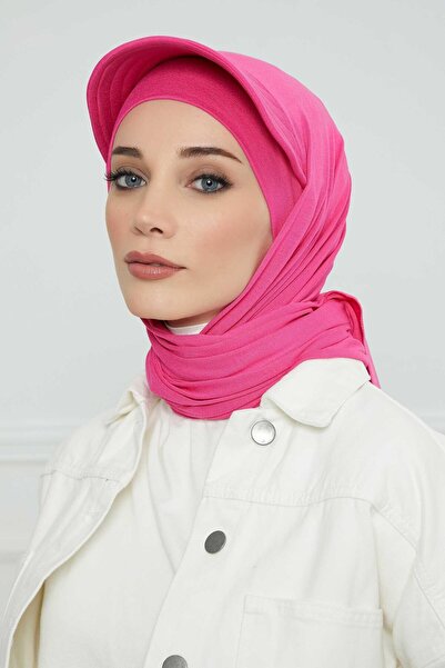Aisha's Design Šal od češljanog pamuka, SS-1, fuksija