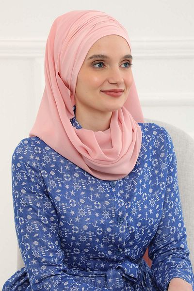 Aisha's Design شال شيفون بونيه قطني ممشط، bts-1، bts-1